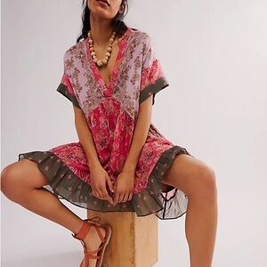 Free People Agnes ruffle dress